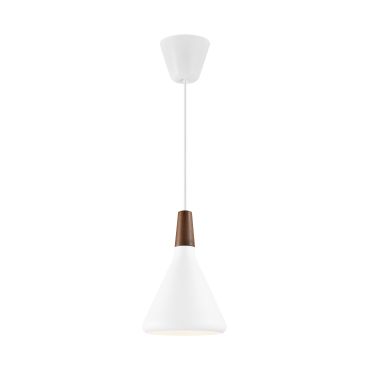 Design for the People Nori 18 - lampe suspendue - Ø 18 x 35,5 cm - blanc