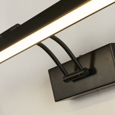 Searchlight Rhodes - applique murale - 41 x 18 cm - 9W LED inclus - noir