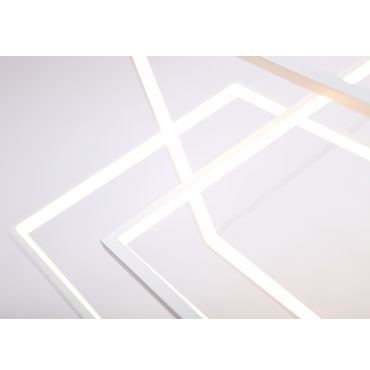 Maxlight Geometric - lampe suspendue - 145 x 180 cm - 3 x 26.6W LED inclus - blanc