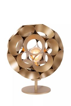 Lucide Hannelore - lampe à poser - Ø 25 x 29,2 cm - or