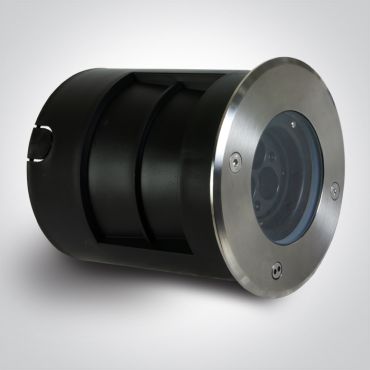 ONE Light Inground Tiltable Range - spot extérieur au sol - Ø 150 mm, Ø 140 mm à encastrer - 3 x 1,5W LED inclus - IP67 - acier inoxydable