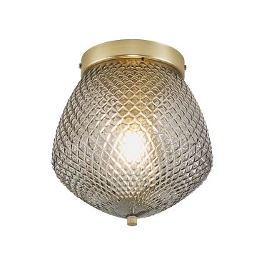 Nordlux Orbiform - plafonnier - Ø 23 x 25,3 cm - laiton