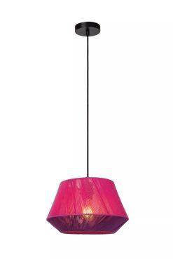 Lucide Jessica - lampe suspendue - Ø 30 x 154,5 cm - rose