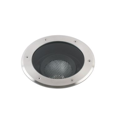 Faro Geiser Orientable - spot rond pour l'extérieur - Ø 260 mm, Ø 200 mm à encastrer - 29W LED inclus - IP67 - acier inoxydable satiné - 10 degrés