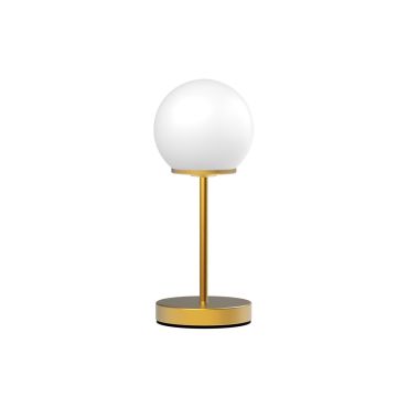 VK lighting Pero -  lampe de table - Ø 13 x 31 cm - laiton mat