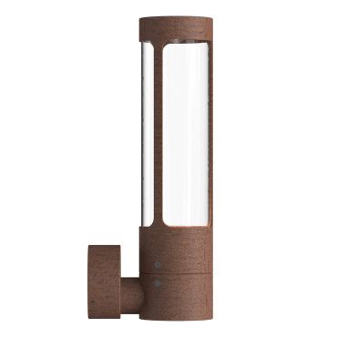 Nordlux Helix - applique murale extérieure - Ø 8 x 32,5 x 14 cm - IP44 - corten