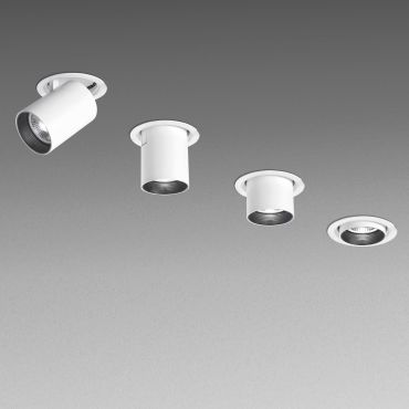 Nova Luce Juno - spot - Ø 96 mm, Ø 85 mm encastrement - 15W LED incluse - blanc