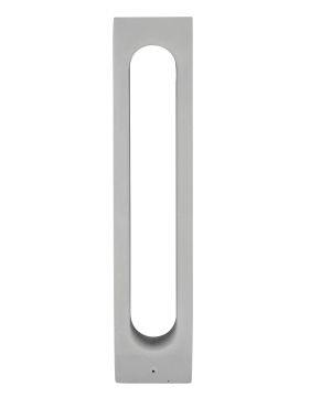 Nova Luce Stage - lampe de jardin - 15 x 70 x 15 cm - 6W LED inclus - IP65 - gris