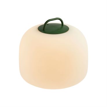 Nordlux Kettle To-Go 36 - lampe de table rechargeable pour extérieur - 36 x 30,8 cm - 6,8W LED inclus - IP65 - blanc et vert