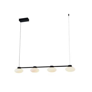 VK Lighting Diva - lampe suspendue - 95 x 133,5 cm - 27W LED inclus - noir