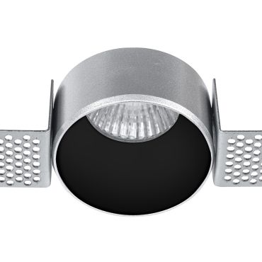 Nova Luce Brad - spot encastrable sans garniture - Ø 65 mm, Ø 72 mm encastrable - noir