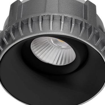 Nova Luce Brad - spot encastrable sans garniture - Ø 81 mm, Ø 100 mm encastrable - noir
