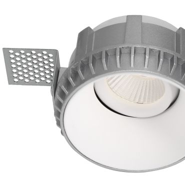 Nova Luce Brad - spot encastrable sans garniture - Ø 81 mm, Ø 100 mm encastrable - blanc