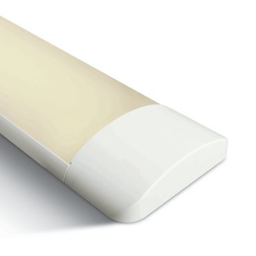 ONE Light LED Linear Range - plafonnier - 120 x 12 x 3 cm - 48W LED inclus - blanc - couleur de lumière blanc chaud