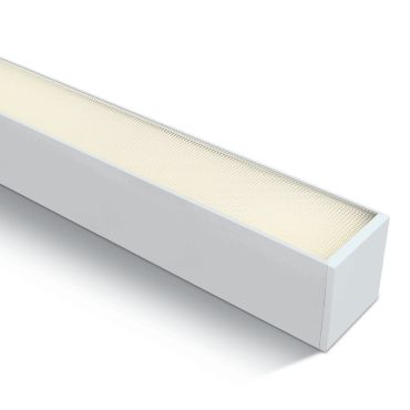 ONE Light LED Linear Profiles - plafonnier/ suspensions - 120 x 7,5 x 7,5 cm - 40W LED inclus - blanc - couleur de lumière blanc chaud
