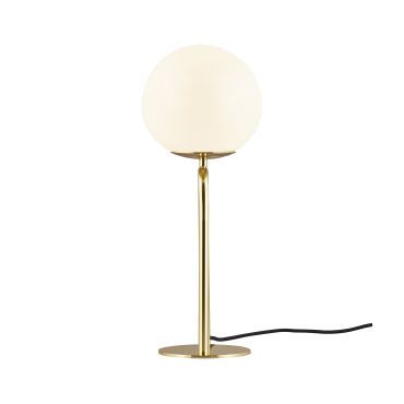 Design for the People Shapes - lampe à poser - Ø 22 x 47 cm - blanc et laiton