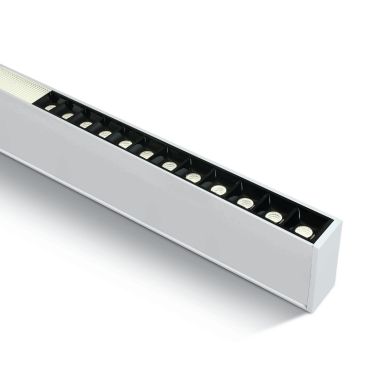 ONE Light LED Linear Profiles - plafonnier/pendentif - 120 x 7 x 3,5 cm - 40W LED inclus - blanc - couleur de lumière blanc chaud