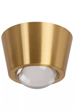 Lucide Rigon - plafonnier - Ø 9 x 6,6 cm - 7W LED inclus - or