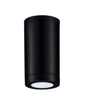 Nova Luce Spot - plafonnier extérieur - Ø 7,6 x 14 cm - IP54 - noir sablé