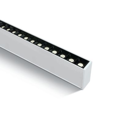 ONE Light LED Linear Profiles - plafonnier/ suspensions - 130 x 7 x 3,5 cm - 40W LED inclus - blanc - couleur de lumière blanche