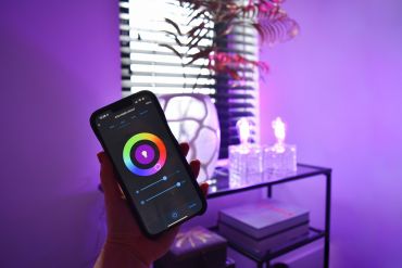 Calex Smart Rustic lampe LED - Ø 6,4 x 14,2 cm - E27 - 4,9W - fonction de variation et couleur de lumière réglable via application - 1800 à 3000K - RGB + W
