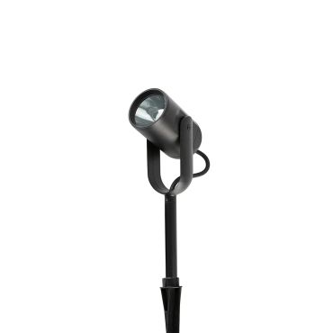 Faro Slot - spot de sol sur piquet - Ø 7,7 x 20 cm - 13W LED inclus - IP65 - noir mat