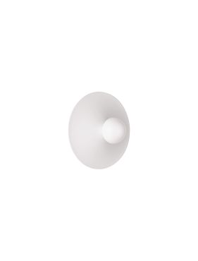 Nova Luce Edem - applique murale - Ø 25 x 11 cm - 9W LED inclus - blanc sablé