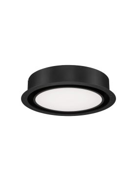 Nova Luce Perfect Profile Trimless - spot encastré - Ø 400 mm, 475 mm encastré - 24W LED dimmable inclus - 3000K - noir
