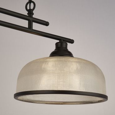 Searchlight Highworth - lampe suspendue - 75 x 120 cm - noir mat