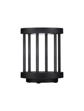 Nova Luce Nereus - lampe de jardin - Ø 16 x 20 cm - 8W LED inclus - IP65 - anthracite foncé