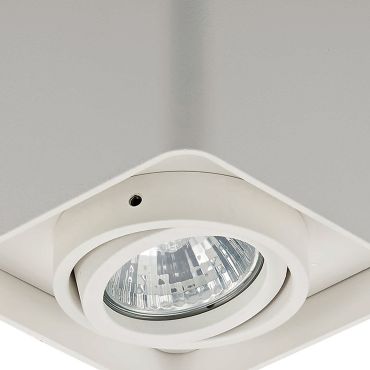 MODÈLE D’EXPOSITION - Zuma Line Quadry SL 1 - spot apparent 1L - 10 cm - blanc