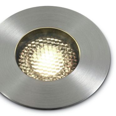 ONE Light COB Honeycomb Range - spot sol extérieur - Ø 92 mm, Ø 75 mm encastrable - 13W LED dimmable inclus - IP67 - aluminium