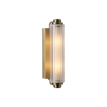 Nordlux Nimal - applique murale - 7,8 x 12,5 x 35 cm - IP44 - or