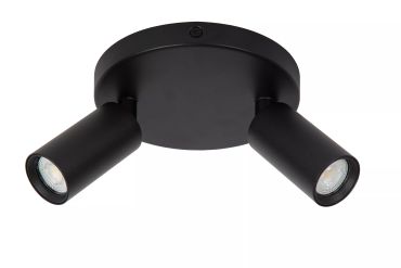 Lucide Ritmo - spot en saillie 2L - Ø 15 x 11,1 cm - noir