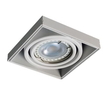 Zuma Line Oneon DL50-1 - spot à encastrer avec hauteur de surface réglable - 88 x 88 mm, 89 x 89 mm taille d'encastrement - blanc