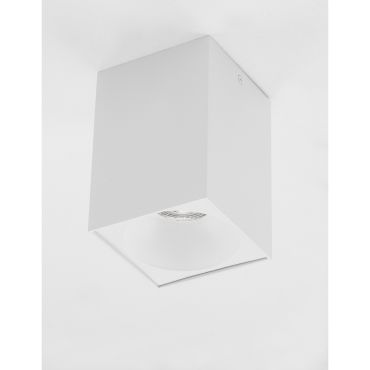 Nova Luce Nido - spot apparent - 9,5 x 9,5 x 14,5 cm - blanc sable