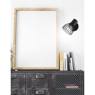 Nova Luce Fiumicino - spot en saillie - 8 x 14 x 11,5 cm - noir mat
