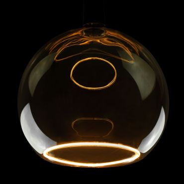 Segula Lampe LED - Floating Line - Ø 30 x 33 cm - E27 - 8W dimmable - 1900K - fumé