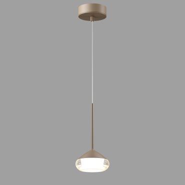 Artdelight Phoenix – suspension – Ø 11,6 x 8,2 cm – 7W LED dimmable inclus – champagne