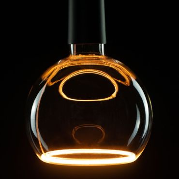 Segula Ampoule LED - Floating Line - Ø 12,5 x 16,5 cm - E27 - 6W dimmable - 1900K - ambre