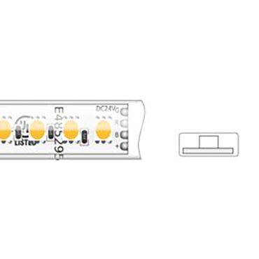 KLUS Bande LED - largeur 1 cm, longueur 500 cm - 24Vdc - 7W LED par mètre - 120 LED par mètre - IP65 - RGB