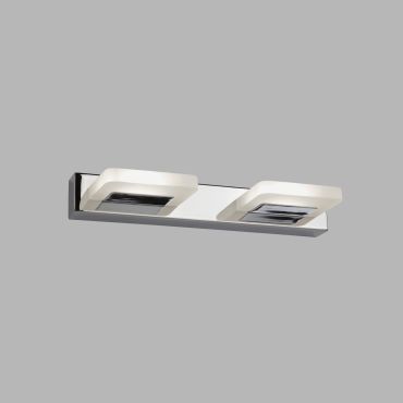 Searchlight Led Wall - applique murale - 30 x 4,5 cm - 7W LED inclus - chrome