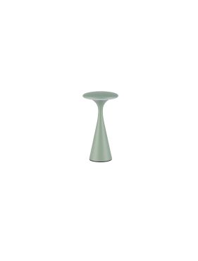 Nova Luce Grigio - lampe de table rechargeable pour extérieur - Ø 10,1 x 19,7 cm - IP54 - vert sauge