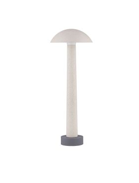 Nova Luce Tura - lampe de jardin - Ø 20 x 55 cm - 7W LED inclus - IP65 - blanc