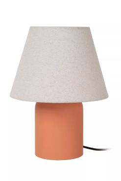 Lucide Macia - lampe à poser - Ø 20 x 27 cm - Terracotta