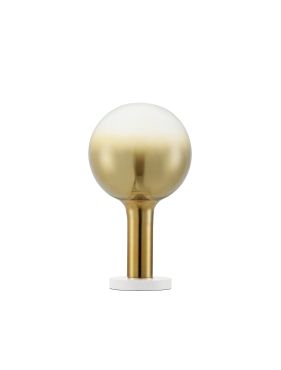 Nova Luce Nostos - lampe de table - Ø 20 x 35 cm - 3W dimmable LED inclus - or
