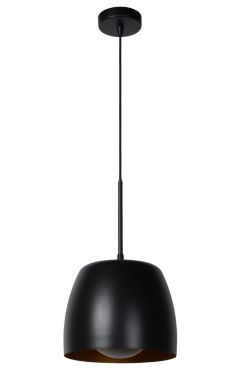 Lucide Nolan - lampe suspendue - Ø24 x 166,2 cm - noir