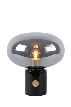 Lucide Charlize - lampe à poser - 24cm - noir