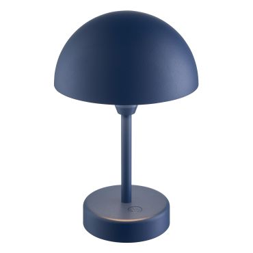 Nordlux Ellen To-Go - lampe de table extérieure sans fil avec station de charge - Ø 16 x 25 cm - 3 niveaux de gradation - 3W LED inclus - IP44 - bleue