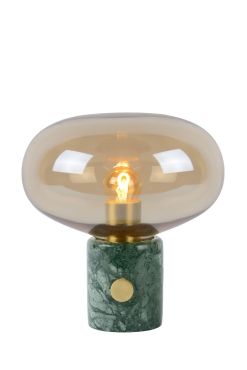 MODÈLE D’EXPOSITION - Lucide Charlize - lampe à poser - Ø 23 x 24cm - ambre